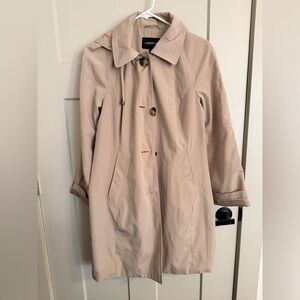 London Fog Women's Cream Trench Coat